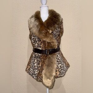 Leopard Winter Vest